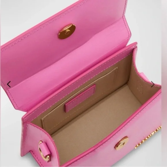 Jacquemus La Chiquita Noued Leather Logo Top Handle Bag